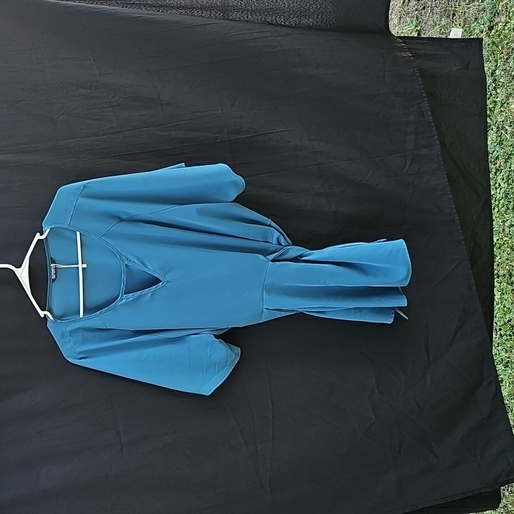 BloomChic Teal Blouse